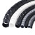 冰禹 理线器包线管 电线收纳整理束线缠线管护套 黑色10米/卷 直径20mm送夹子 BY-2010