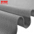 麦锐欧 PVC镂空地垫 塑胶防滑垫 S型防水垫地毯 加密5mm厚*1.2米宽*15米/卷 灰色