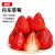 茜货丹东99红颜奶油草莓水果生鲜大果3斤装 单果20-30g 源头直发