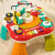 奥智嘉游戏桌婴儿玩具0-1岁宝宝早教学习桌儿童音乐火车手拍鼓电子琴生日礼物