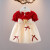 可歆宝贝（KEXINBAOBEI）女童连衣裙夏季洋气时髦小公主裙周岁衣服婴儿礼服女宝宝夏天裙子 红色（短袖连衣裙） 110码建议3-4岁（身高105左右）