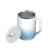 陶瓷全自动温差搅拌杯304不锈钢马克杯懒人磁力咖啡杯 蓝白渐变 360ml