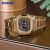 卡西欧【礼物】G-SHOCKGMW-B5000小金块复古男士手表礼盒 GMW-B5000GD-9DR