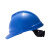 梅思安V-Gard-500ABS豪华超爱戴帽衬V型有孔安全帽施工建筑工地劳保防撞头盔蓝色1顶