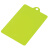 INOMATA日本进口切菜板分类砧板薄款塑料软砧板可悬挂弯曲 绿色