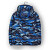 派克兰帝（PacLantic）儿童羽绒服童装冬季迷彩印花羽绒服 JJDK75005 蓝色 150