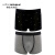 COTTON REPUBLIC 棉花共和国男士内裤2条装莫代尔印花平角内裤 黑/灰 XL(180/100)