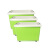 振兴 塑料整理箱衣服收纳箱被子储物箱周转箱50L（绿色） CH8872*3