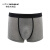 COTTON REPUBLIC 棉花共和国男士内裤2条装莫代尔印花平角内裤 黑/灰 XL(180/100)
