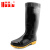 雨鞋702 男式高筒防水鞋户外雨靴套鞋 黑色 40