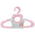 世纪宝贝（babyhood）儿童衣架 婴儿用品宝宝小孩塑料小衣架 10个装 果粉色 BH-724