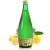 法国进口 巴黎水(Perrier) 气泡矿泉水 柠檬味 玻璃瓶装 整箱装 750ml/瓶*12瓶