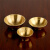 圆通工艺 纯铜金饭碗铜碗铜筷子供斋供碗供杯 3.5寸铜碗/个（口径8.8厘米）