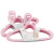 世纪宝贝（babyhood）儿童衣架 婴儿用品宝宝小孩塑料小衣架 10个装 果粉色 BH-724