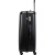 SUISSEWIN拉杆箱万向轮行李箱时尚竖纹大容量旅行密码托运箱24吋黑SN1251I