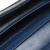 BURBERRY 巴宝莉 女款套染HORSEFERRY系列格纹蓝碳素织物配皮长款翻盖钱夹 39967651