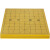 彤乐围棋实木棋盘双面楠竹密度板材料比赛专用木质 密度板棋盘0.8厘米厚