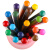 真彩(TRUECOLOR)12色水溶性六角杆彩色铅笔彩铅 涂色填色彩笔绘画上色笔 学生成人艺术写生笔 2盒/4586