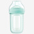 gb好孩子 婴儿硅胶奶瓶 新生儿 婴幼儿 宽口径硅胶奶瓶 母乳质感 L号自控流量奶嘴 6个月以上 240ml 嫩绿