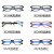 百飒防蓝光辐射眼镜男士近视眼镜女办公室电脑游戏护目镜平光眼镜框架 配1.56变色防蓝光近视镜片