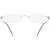 Silhouette 诗乐 中性款紫红色无框光学眼镜架眼镜框  7716 61 6060 50MM