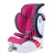 奇蒂Kiddy德国汽车儿童安全座椅全能者TT9个月到12岁ISOFIX+LATCH玫红色