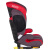 SIDM 斯迪姆/汽车儿童安全座椅阳光超人带Isofix3-12岁成长型内径宽大一键调节 中国红 重复无货