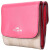 COACH 蔻驰 女式钱包 深咖樱桃红色PVC配皮短款皮夹 F53837 SVCYY (53837 SVCYY)