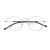 木九十 男女同款银色金属圆框文艺复古护眼眼镜框 FM1600049C02 51mm