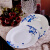 红叶 56头餐具套装景德镇中式碗碟盘套装陶瓷青花瓷兰馨