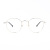 木九十 男女同款银色金属圆框文艺复古护眼眼镜框 FM1600049C02 51mm