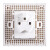 西蒙（SIMON）开关插座面板E6系列雅白色86型暗装墙壁插座带开关USB网络空调 三孔插座（16A）