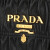 PRADA 普拉达 女士黑色褶皱单肩链条包 1BD010 QRD F0002
