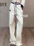BVX运动套装女网红女神范洋气减龄气质短款卫衣秋冬装时尚休闲两件套 杏色（春秋薄款） L