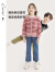 纯一良品（CUNYI）童装儿童针织开衫男童毛衣秋季新款中大童百搭撞色条纹外套 黑色条纹 150cm