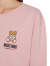莫斯奇诺（moschino）女士小熊标志卫衣1713 9004  粉色 M 