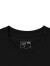Lee商场同款舒适版型圆领套头多色男女同款短袖T恤棉LUT0050203RX 黑色（尺码偏大，小一码购买） S