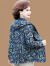 啄木鸟中老年女装妈妈装2024年春秋新款中年人风衣外套薄款洋气上衣女 藏青色+黑色长裤 3XL（ 建议120-135斤）