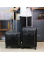 伯莎丹顿（BERTHA DENTON）真皮行李箱2023新款万向轮时尚大容量多功能个性简约登机旅行箱 20寸竖款登机箱 16寸