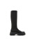 思加图冬季新款时尚弹力靴瘦瘦靴袜靴长靴高筒靴女皮靴J2852DG2 黑色（单里） 39
