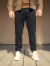 AKSERIESAK男装春新款轻复古系列时尚百搭针织腿袋裤运动卫裤男2252201 黑色 XL