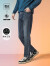 海澜之家（HLA）牛仔裤男POWER YOUNG系列裤子男秋季 蓝灰牛过渡色（深）85 175/84A(L)推荐66-71kg