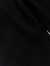 【商场同款】AK男装轻复古系列休闲运动裤小锥合体版罗纹收脚口针织卫裤男2152001 黑色 M