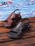 红蜻蜓男士凉鞋2024夏季新款沙滩鞋两穿休闲凉鞋透气运动男凉拖WTT24066 黑色 38
