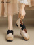 达芙妮芭蕾舞鞋女外穿2024夏季复古交叉绑带单鞋法式玛丽珍女鞋 