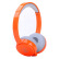 铁三角（audio-technica） ATH-WM77 便携随身式耳机 自动收纳装置 时尚彩壳可更换 橙色