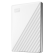 西部数据（WD）2TB 移动硬盘 USB3.0 My Passport随行版2.5英寸 白 机械硬盘 笔记本电脑外接 大容量加密存储