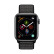 Apple Watch Series 4智能手表（GPS款 40毫米深空灰色铝金属表壳 黑色回环式运动表带 MU672CH/A)
