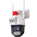 霸天安高清摄像头监控室外无线wifi家庭4g监控器家用手机远程360度无死角带夜视全景语音旋转户外 推荐【WIFI双摄1000W】超清+128G