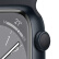 Apple/苹果 Watch Series 8 智能手表GPS款45毫米午夜色铝金属表壳午夜色运动型表带 MNP13CH/A